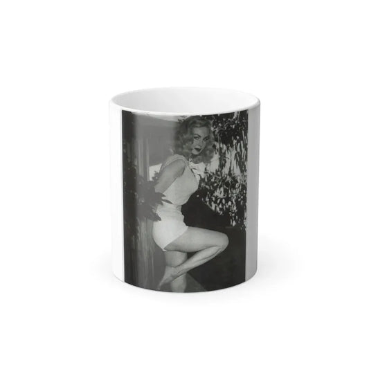 Joi Lansing #100 (Vintage Female Icon) Color Changing Coffee Mug 11oz - Go Mug Yourself
