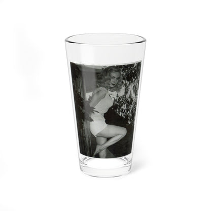 Joi Lansing #100 (Vintage Female Icon) Pint Glass 16oz-16oz-Go Mug Yourself