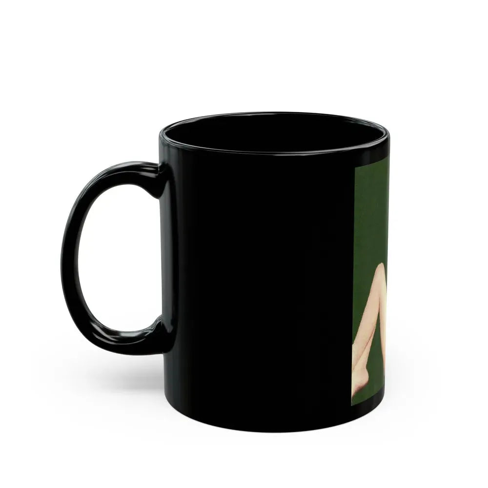 Joi Lansing #101 (Vintage Female Icon) Black Coffee Mug - Go Mug Yourself
