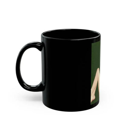 Joi Lansing #101 (Vintage Female Icon) Black Coffee Mug - Go Mug Yourself