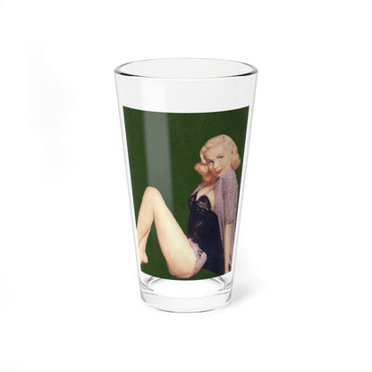 Joi Lansing #101 (Vintage Female Icon) Pint Glass 16oz-16oz-Go Mug Yourself