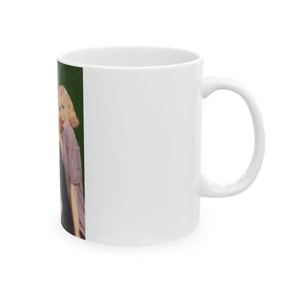 Joi Lansing #101 (Vintage Female Icon) White Coffee Mug - Go Mug Yourself