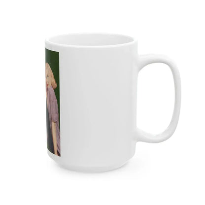 Joi Lansing #101 (Vintage Female Icon) White Coffee Mug - Go Mug Yourself