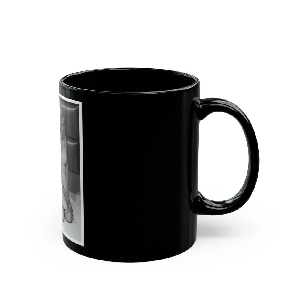 Joi Lansing #102 (Vintage Female Icon) Black Coffee Mug - Go Mug Yourself