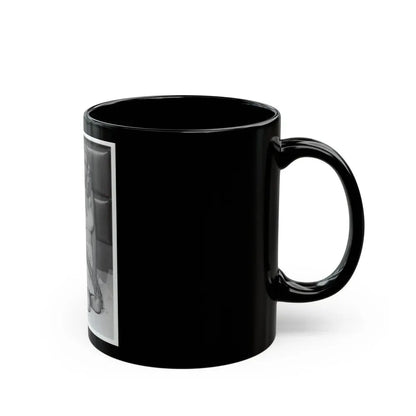 Joi Lansing #102 (Vintage Female Icon) Black Coffee Mug - Go Mug Yourself