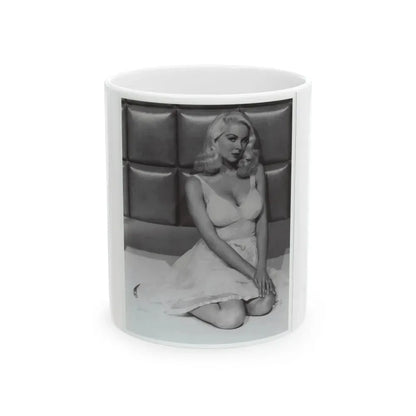 Joi Lansing #102 (Vintage Female Icon) White Coffee Mug 11oz - Go Mug Yourself