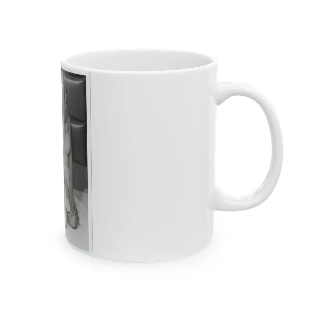 Joi Lansing #102 (Vintage Female Icon) White Coffee Mug - Go Mug Yourself