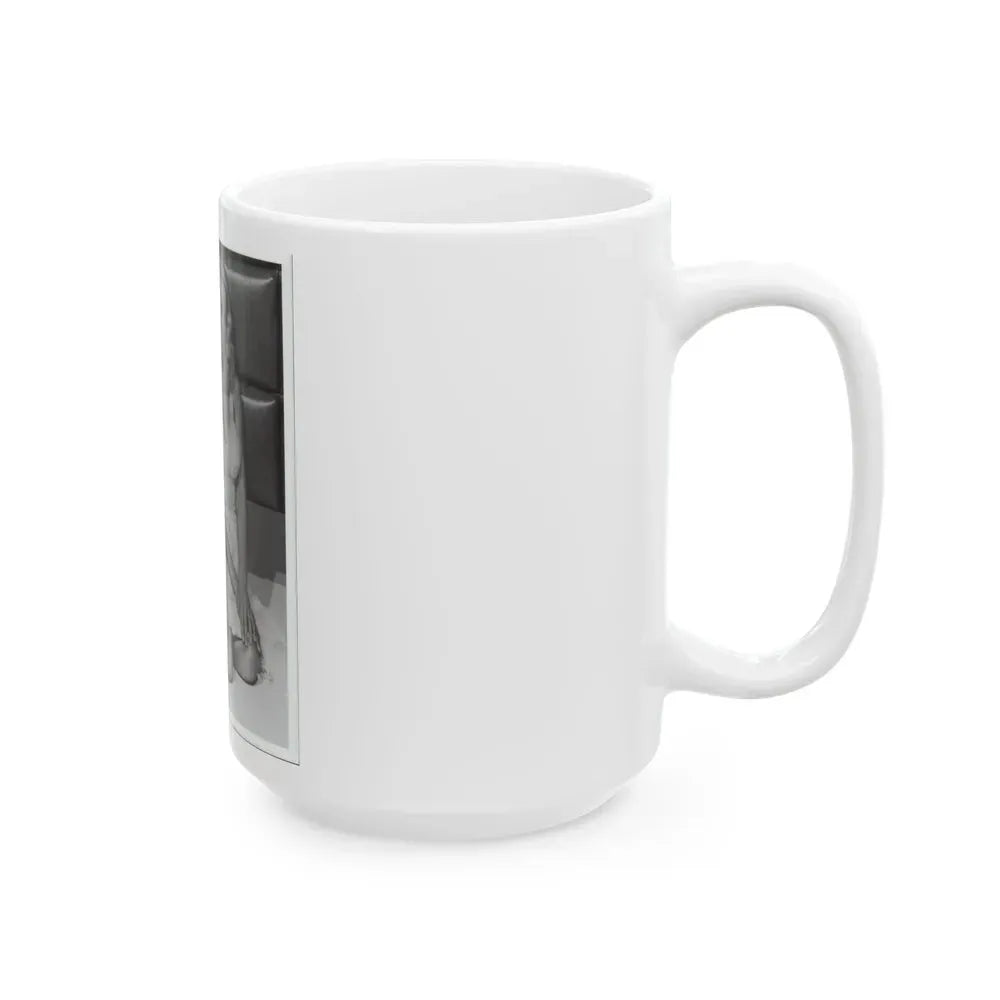 Joi Lansing #102 (Vintage Female Icon) White Coffee Mug - Go Mug Yourself