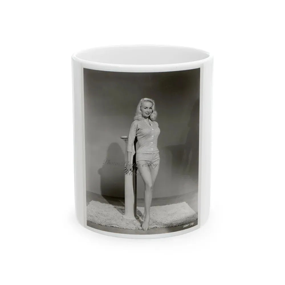 Joi Lansing #132 (Vintage Female Icon) White Coffee Mug 11oz - Go Mug Yourself