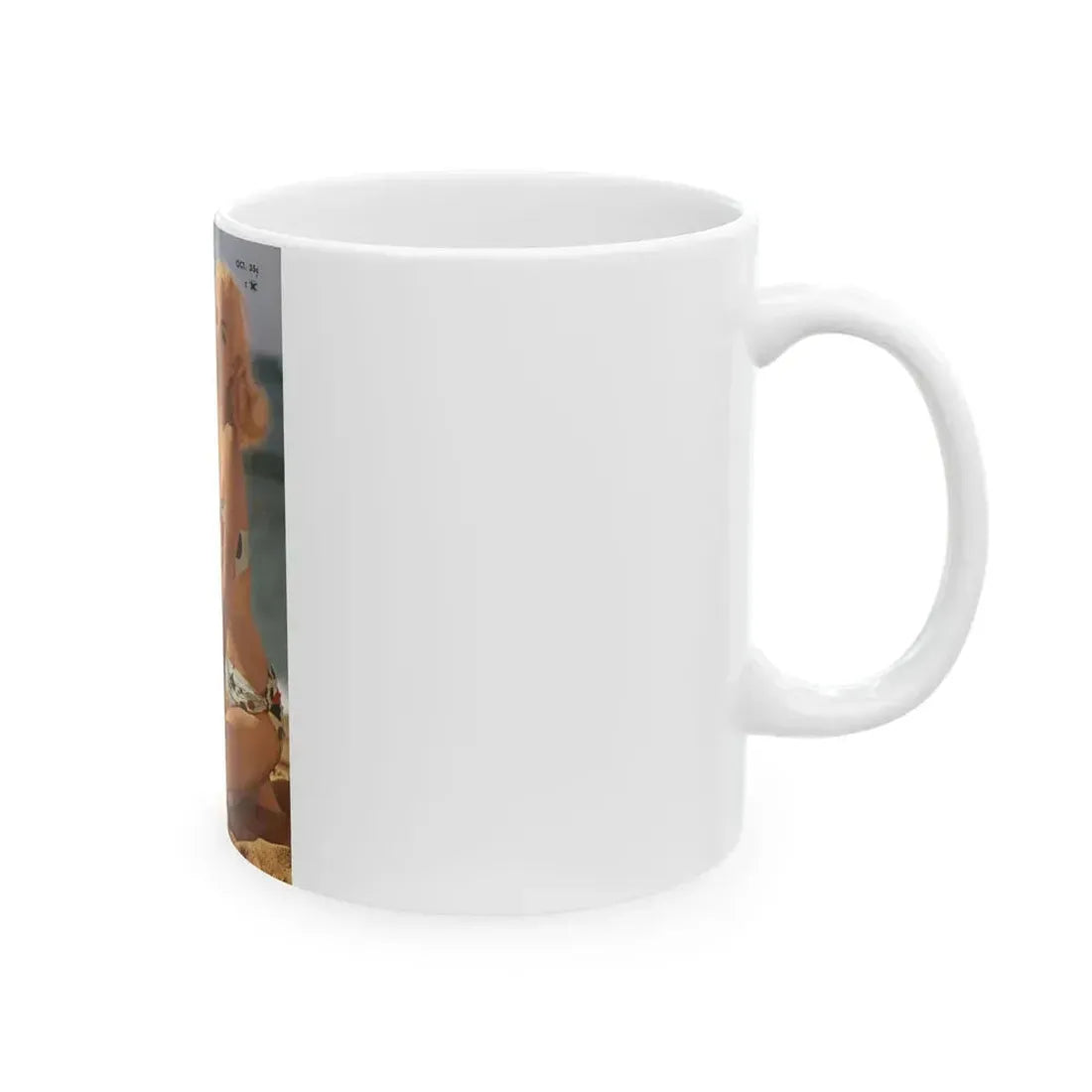 Joi Lansing #144 - Mag. Cover (Vintage Female Icon) White Coffee Mug - Go Mug Yourself