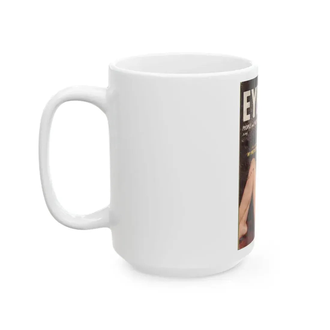 Joi Lansing #145 - Mag. Cover (Vintage Female Icon) White Coffee Mug - Go Mug Yourself