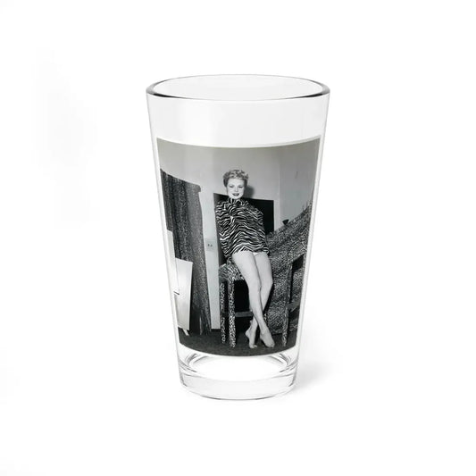 Joi Lansing #152 (Vintage Female Icon) Pint Glass 16oz 16oz - Go Mug Yourself
