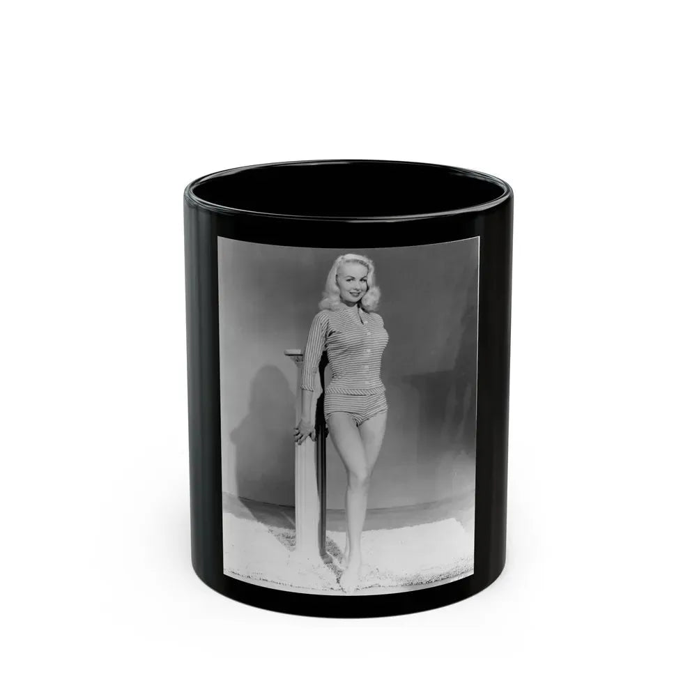 Joi Lansing #161 (Vintage Female Icon) Black Coffee Mug 11oz - Go Mug Yourself
