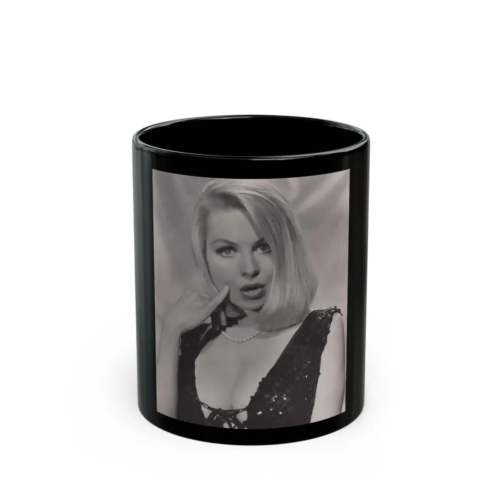 Joi Lansing #165 (Vintage Female Icon) Black Coffee Mug 11oz - Go Mug Yourself