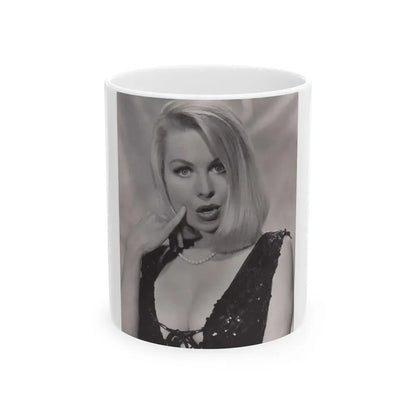 Joi Lansing #165 (Vintage Female Icon) White Coffee Mug 11oz - Go Mug Yourself