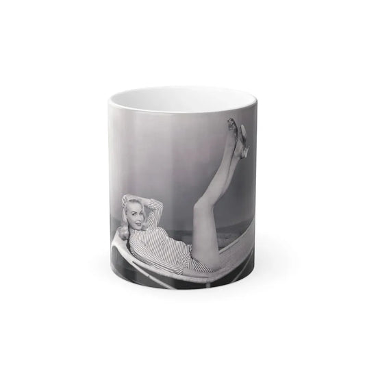 Joi Lansing #175 (Vintage Female Icon) Color Changing Coffee Mug 11oz - Go Mug Yourself