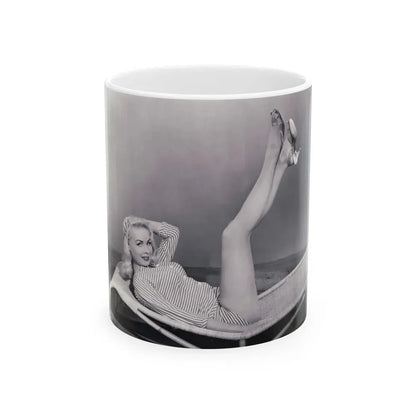 Joi Lansing #175 (Vintage Female Icon) White Coffee Mug 11oz - Go Mug Yourself