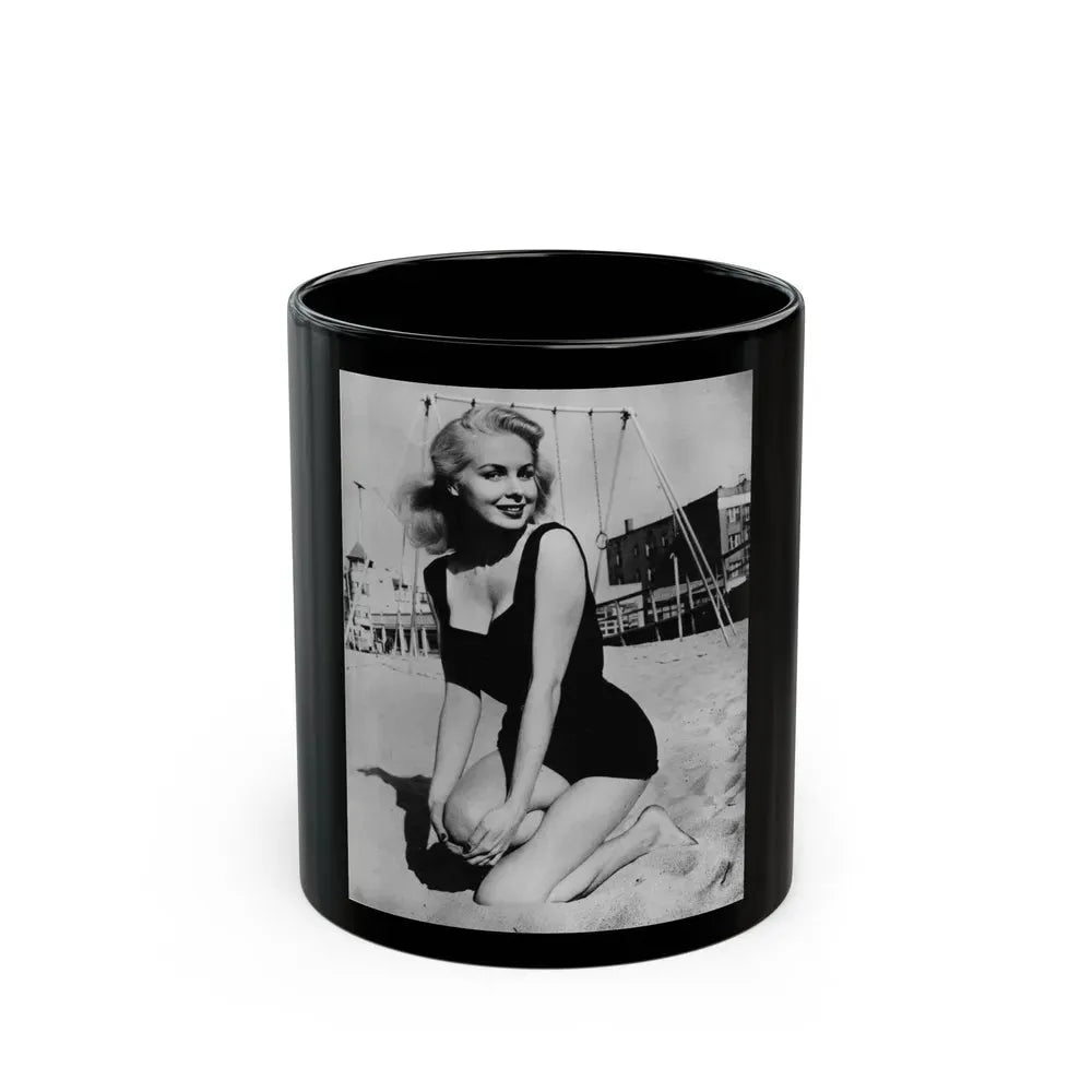 Joi Lansing #176 (Vintage Female Icon) Black Coffee Mug 11oz - Go Mug Yourself