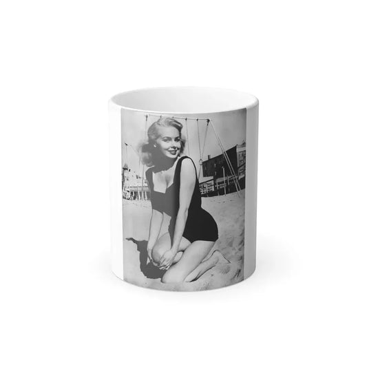 Joi Lansing #176 (Vintage Female Icon) Color Changing Coffee Mug 11oz - Go Mug Yourself