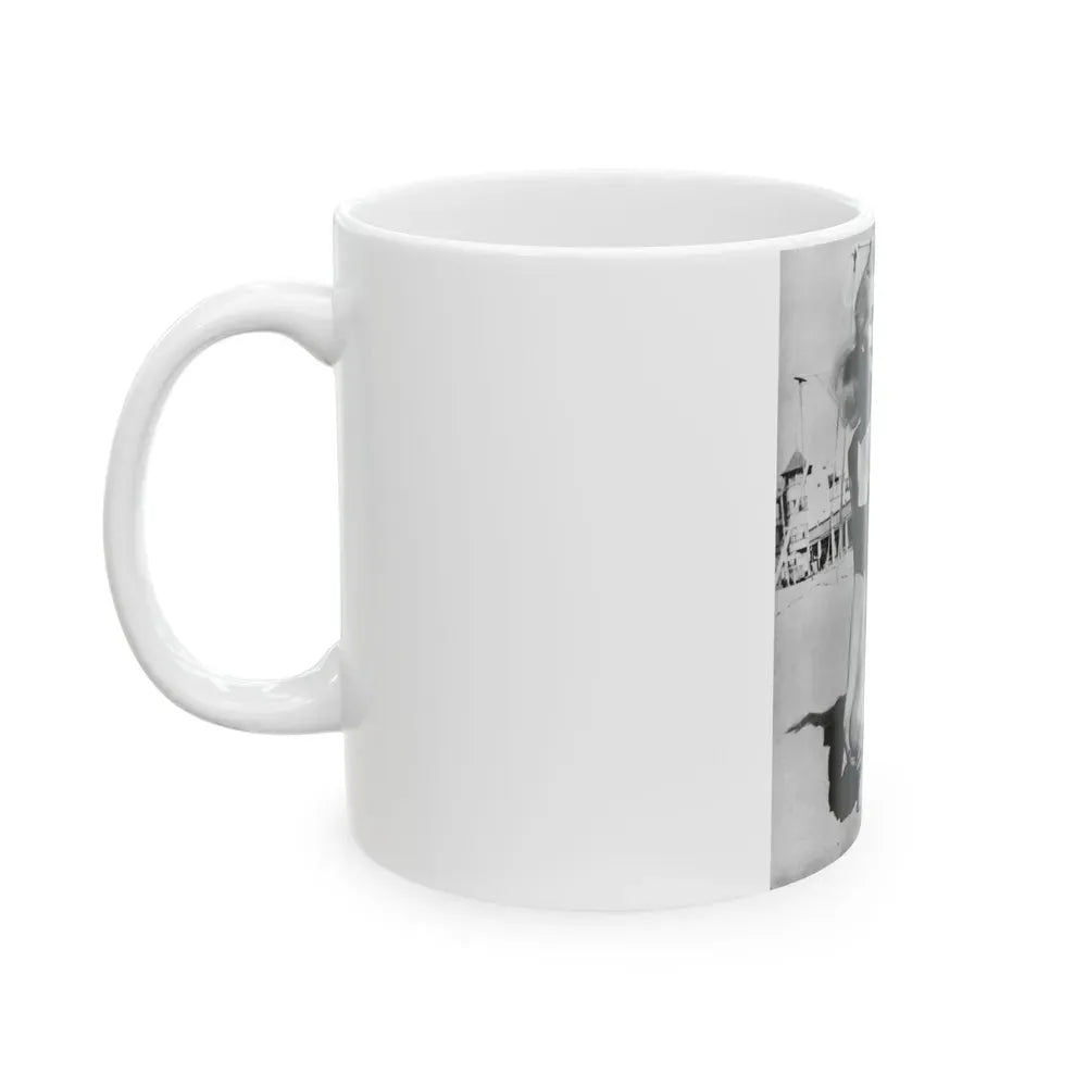 Joi Lansing #176 (Vintage Female Icon) White Coffee Mug - Go Mug Yourself