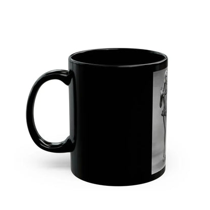 Joi Lansing #177 (Vintage Female Icon) Black Coffee Mug - Go Mug Yourself