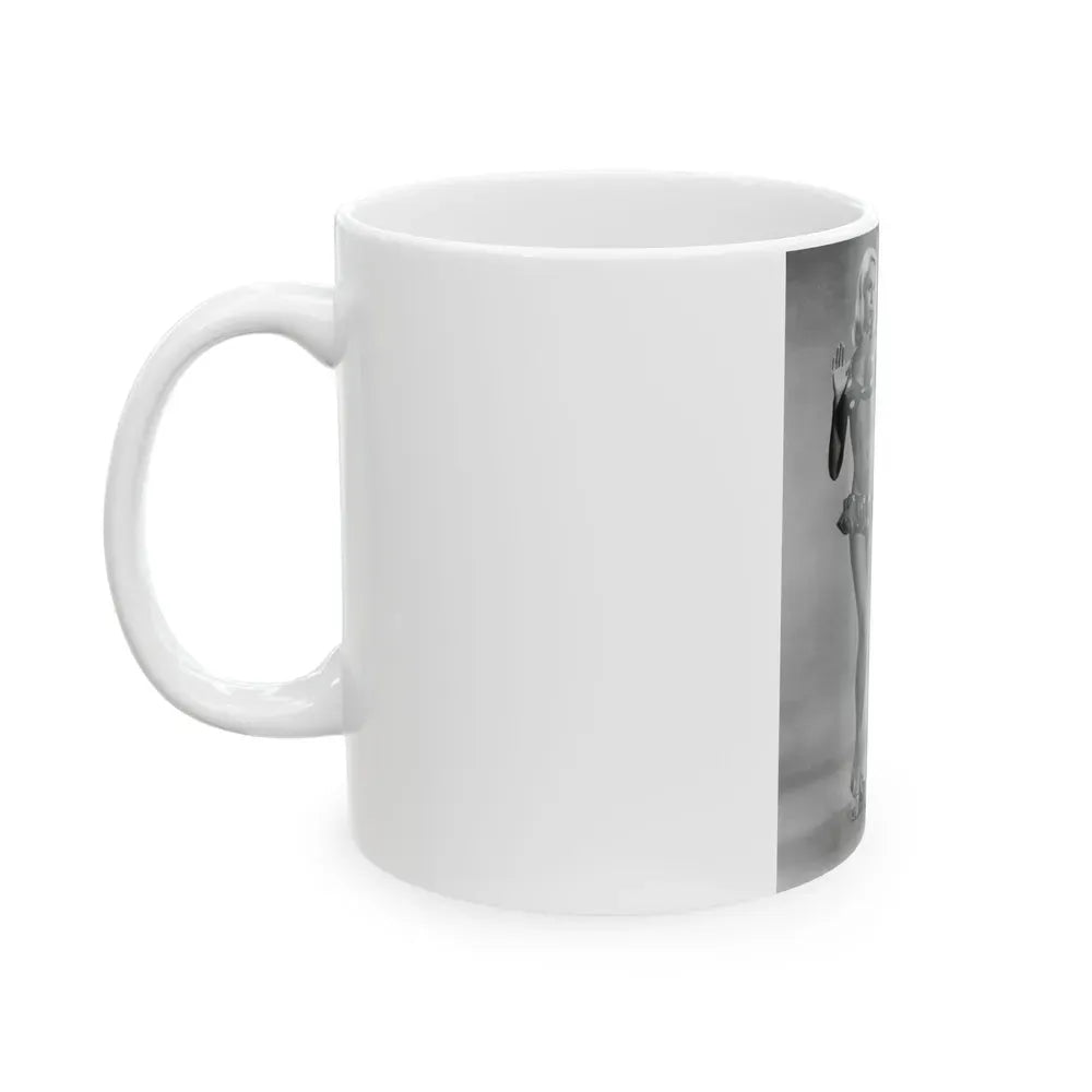 Joi Lansing #177 (Vintage Female Icon) White Coffee Mug - Go Mug Yourself