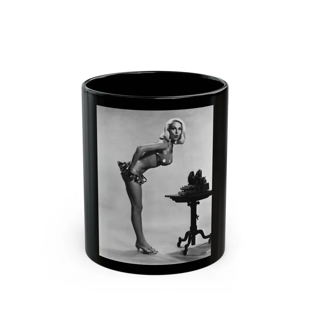 Joi Lansing #178 (Vintage Female Icon) Black Coffee Mug 11oz - Go Mug Yourself