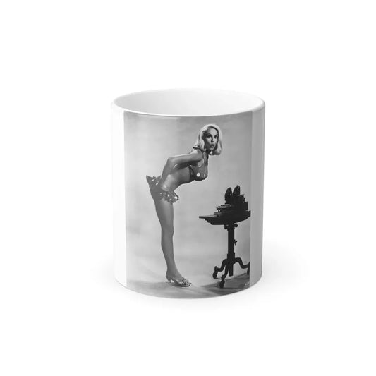 Joi Lansing #178 (Vintage Female Icon) Color Changing Coffee Mug 11oz - Go Mug Yourself