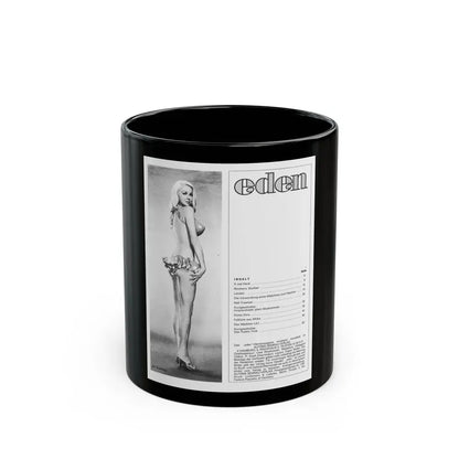 Joi Lansing #181 (Vintage Female Icon) Black Coffee Mug 11oz - Go Mug Yourself