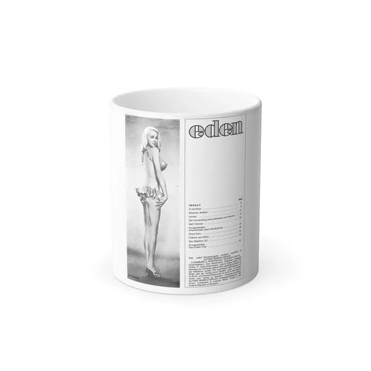 Joi Lansing #181 (Vintage Female Icon) Color Changing Coffee Mug 11oz - Go Mug Yourself
