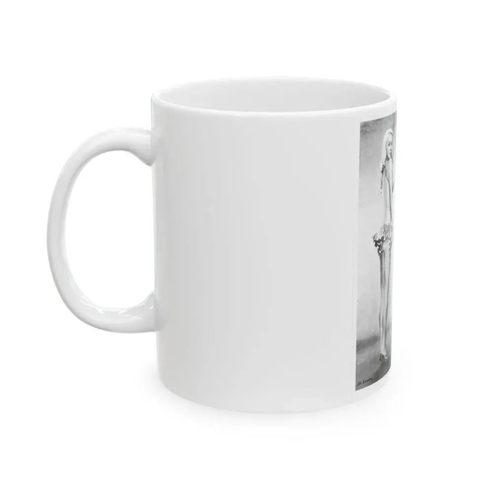 Joi Lansing #181 (Vintage Female Icon) White Coffee Mug - Go Mug Yourself