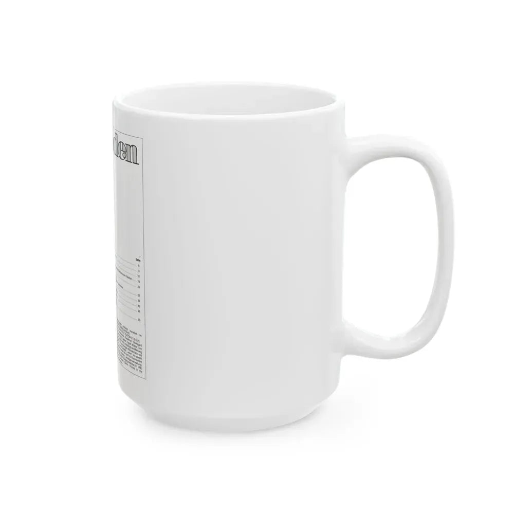 Joi Lansing #181 (Vintage Female Icon) White Coffee Mug - Go Mug Yourself