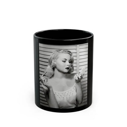 Joi Lansing #182 (Vintage Female Icon) Black Coffee Mug 11oz - Go Mug Yourself