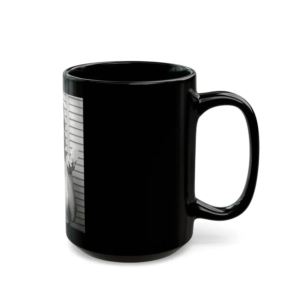 Joi Lansing #182 (Vintage Female Icon) Black Coffee Mug - Go Mug Yourself