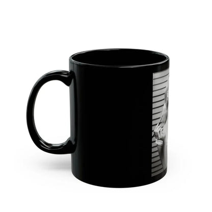 Joi Lansing #182 (Vintage Female Icon) Black Coffee Mug - Go Mug Yourself