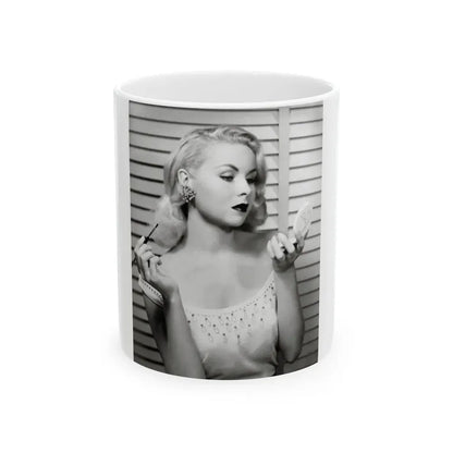 Joi Lansing #182 (Vintage Female Icon) White Coffee Mug 11oz - Go Mug Yourself