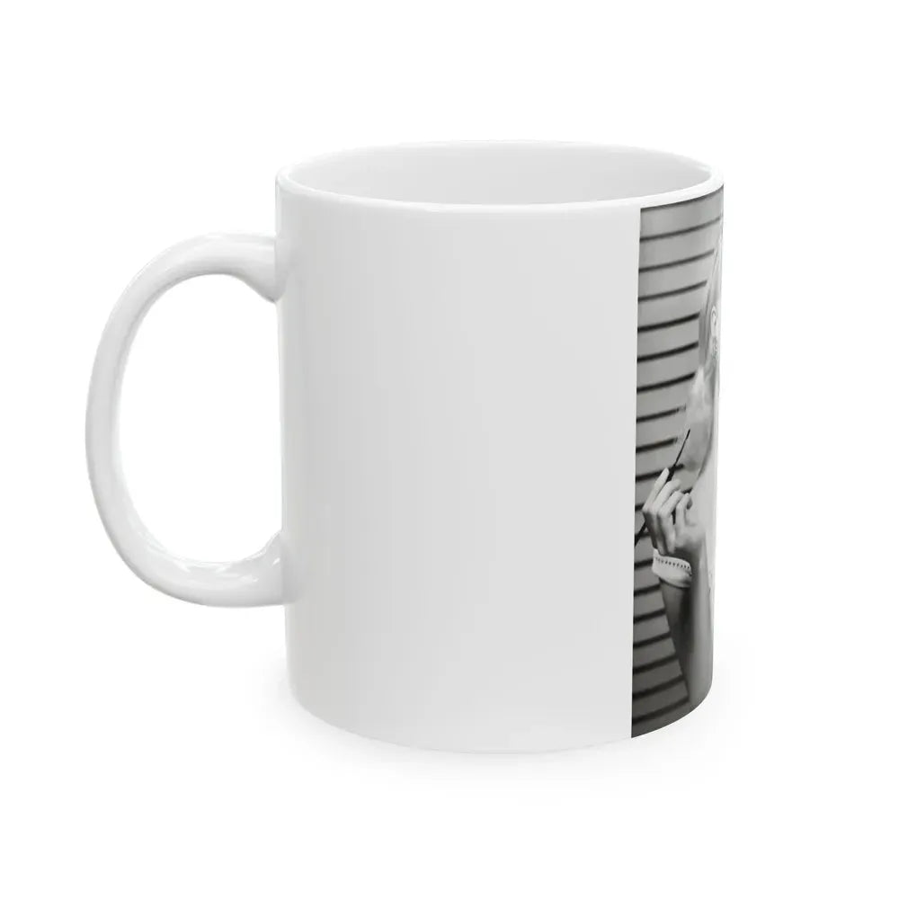 Joi Lansing #182 (Vintage Female Icon) White Coffee Mug - Go Mug Yourself