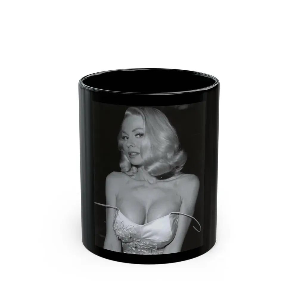 Joi Lansing #183 (Vintage Female Icon) Black Coffee Mug 11oz - Go Mug Yourself