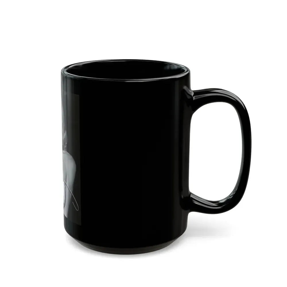 Joi Lansing #183 (Vintage Female Icon) Black Coffee Mug - Go Mug Yourself