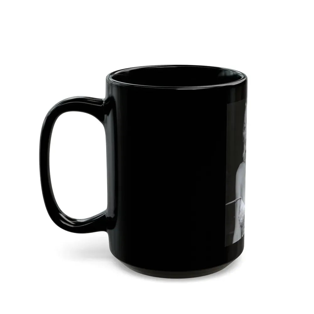 Joi Lansing #183 (Vintage Female Icon) Black Coffee Mug - Go Mug Yourself