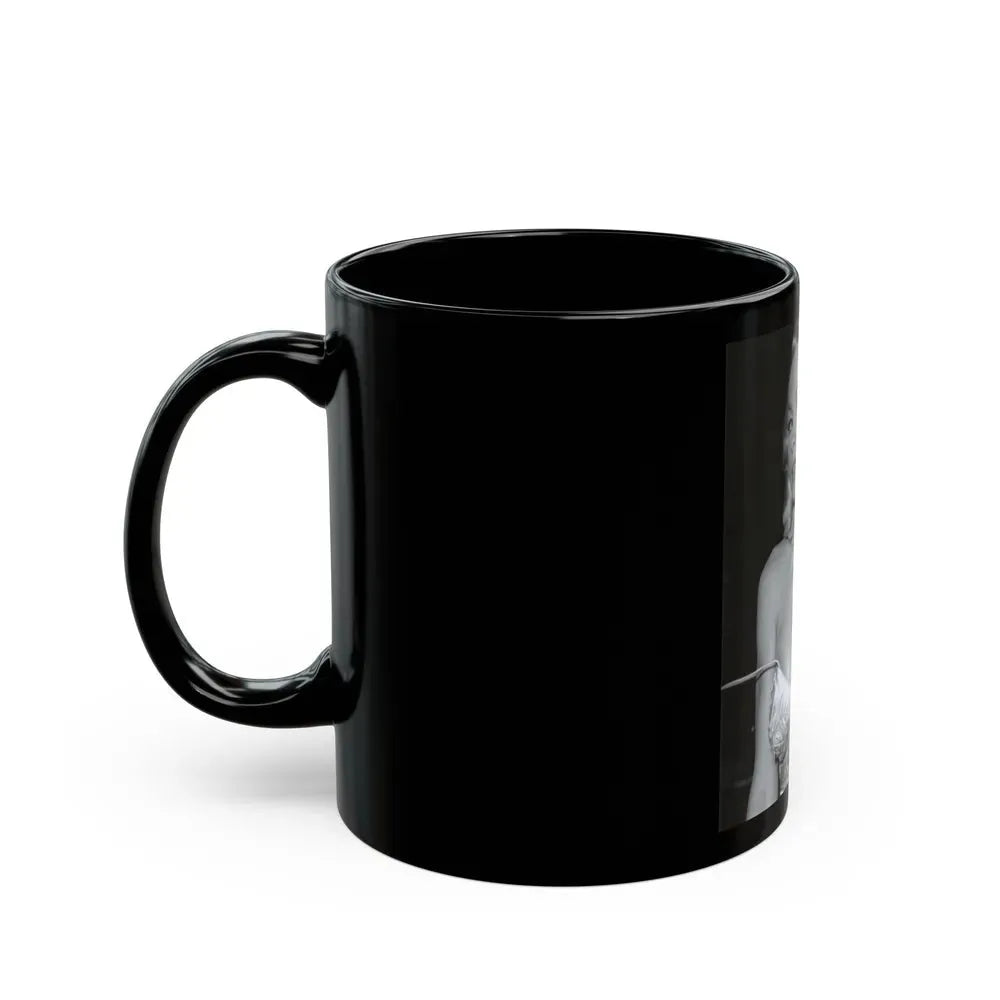 Joi Lansing #183 (Vintage Female Icon) Black Coffee Mug - Go Mug Yourself