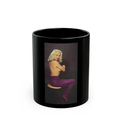 Joi Lansing #186 (Vintage Female Icon) Black Coffee Mug 11oz - Go Mug Yourself