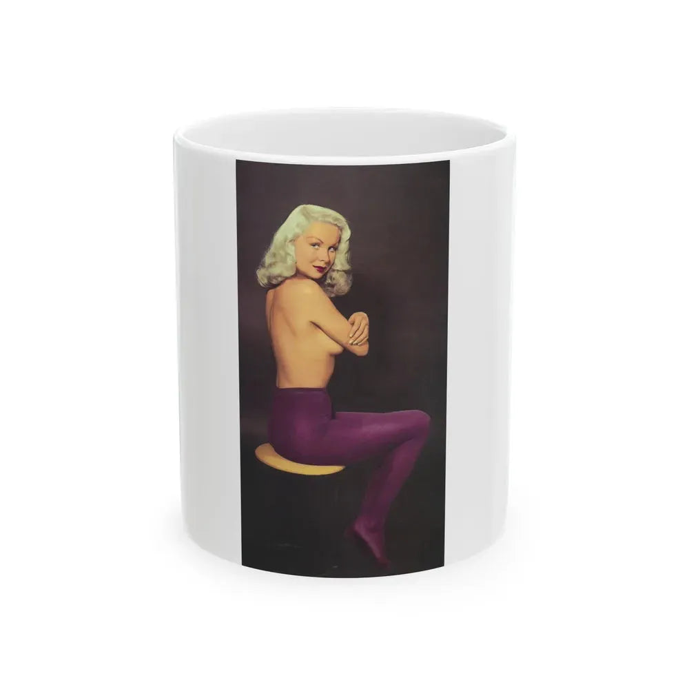 Joi Lansing #186 (Vintage Female Icon) White Coffee Mug 11oz - Go Mug Yourself