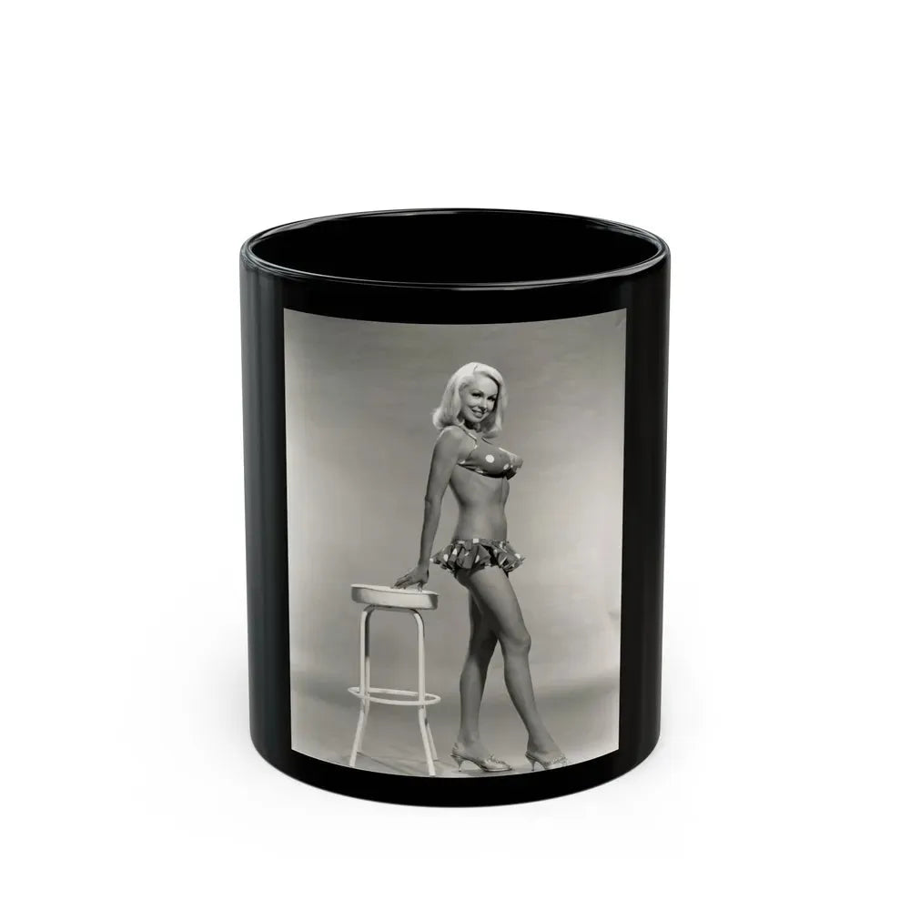 Joi Lansing #191 (Vintage Female Icon) Black Coffee Mug 11oz - Go Mug Yourself