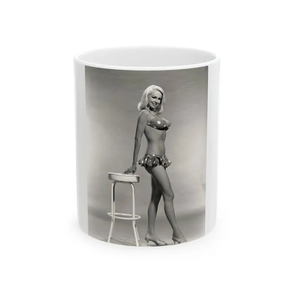 Joi Lansing #191 (Vintage Female Icon) White Coffee Mug 11oz - Go Mug Yourself
