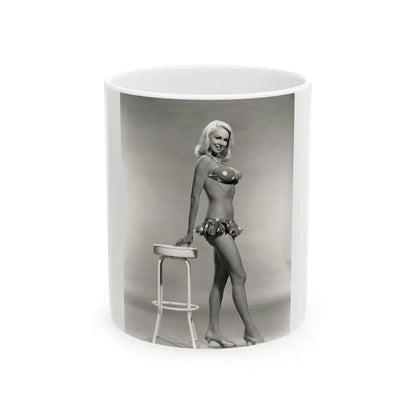 Joi Lansing #191 (Vintage Female Icon) White Coffee Mug 11oz - Go Mug Yourself