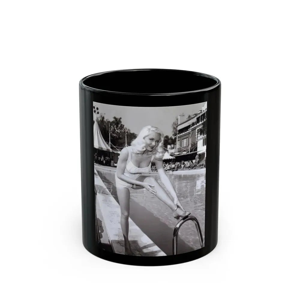 Joi Lansing #192 (Vintage Female Icon) Black Coffee Mug 11oz - Go Mug Yourself