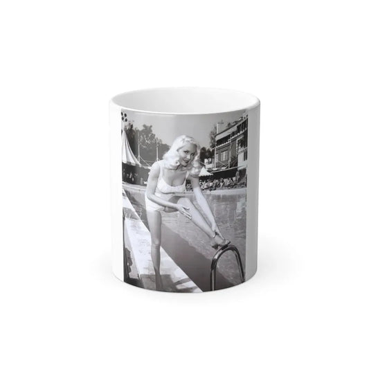 Joi Lansing #192 (Vintage Female Icon) Color Changing Coffee Mug 11oz - Go Mug Yourself