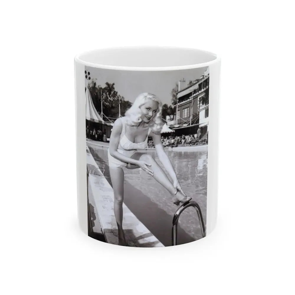 Joi Lansing #192 (Vintage Female Icon) White Coffee Mug 11oz - Go Mug Yourself