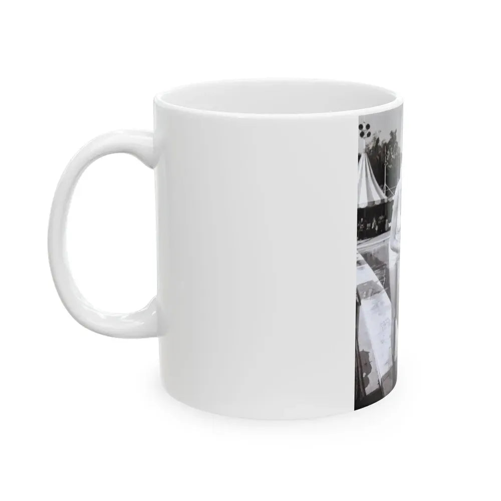 Joi Lansing #192 (Vintage Female Icon) White Coffee Mug - Go Mug Yourself
